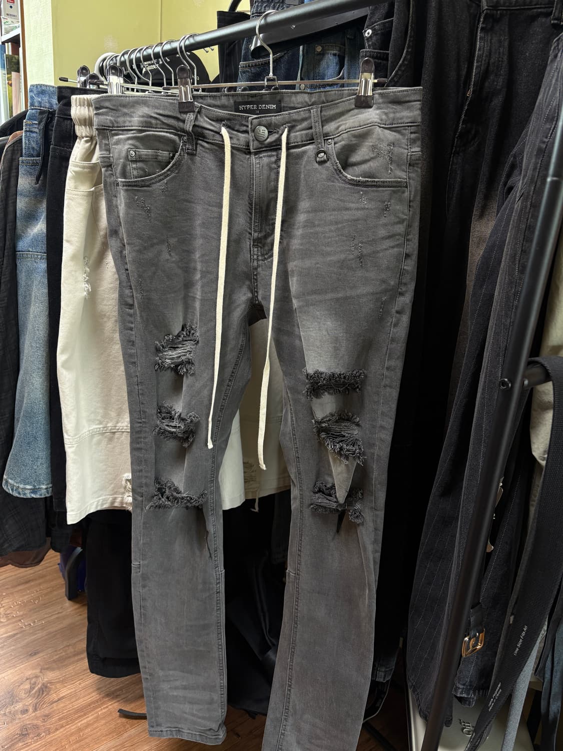 하이퍼데님 그레이무파진 상품이미지1
