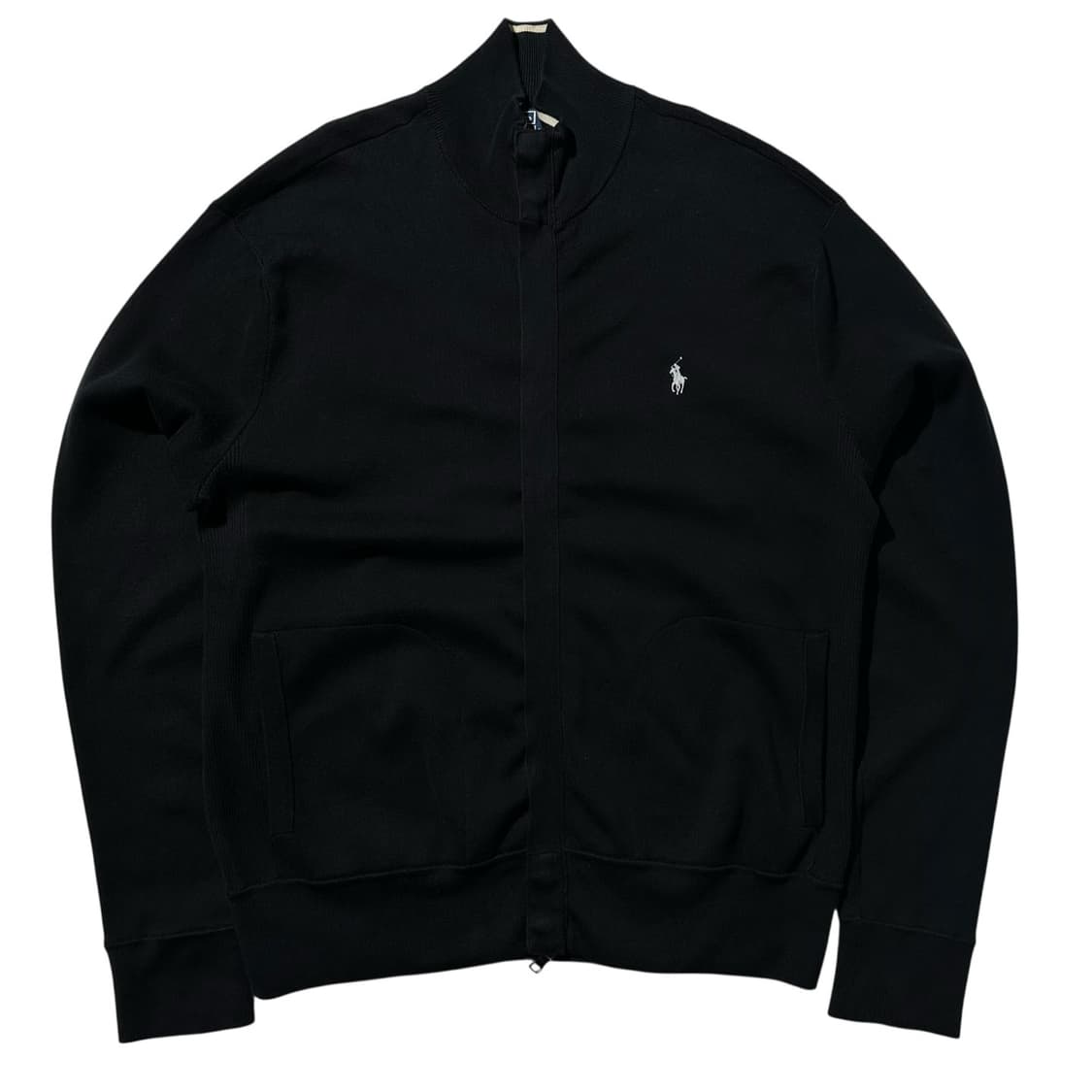 폴로 랄프로렌 투웨이 니트 집업 자켓 블랙 상품이미지2