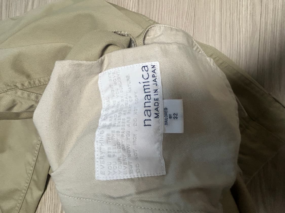 나나미카 와이드 치노 팬츠 32사이즈 상품이미지4