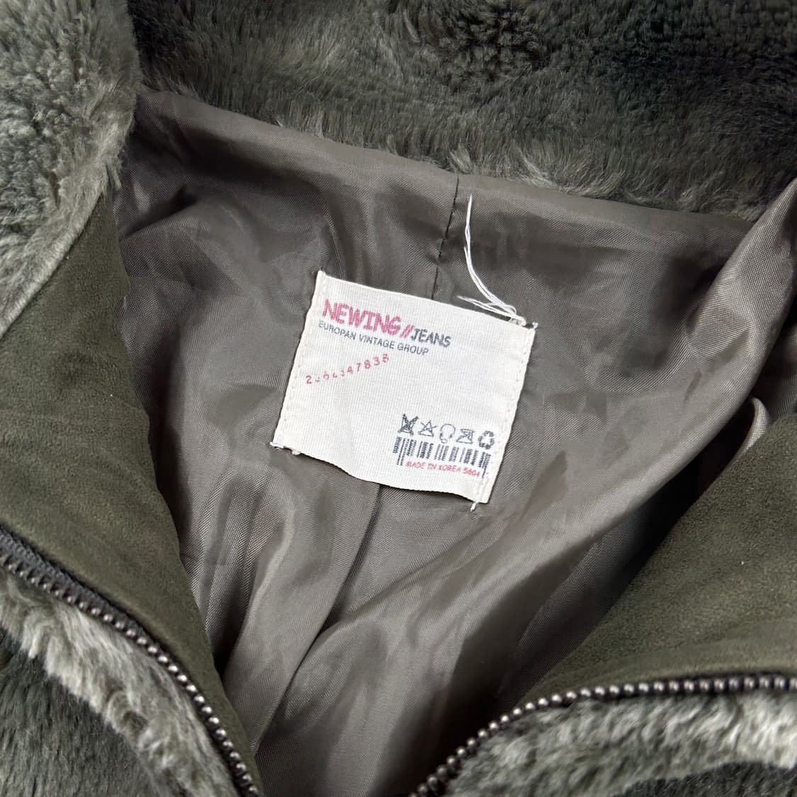 빈티지 밀리터리st 퍼 자켓 올리브 상품이미지5