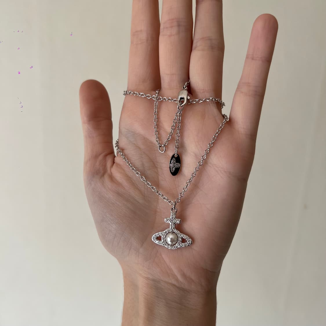 비비안웨스트우드 올림피아 펄 펜던트 네크리스 상품이미지3