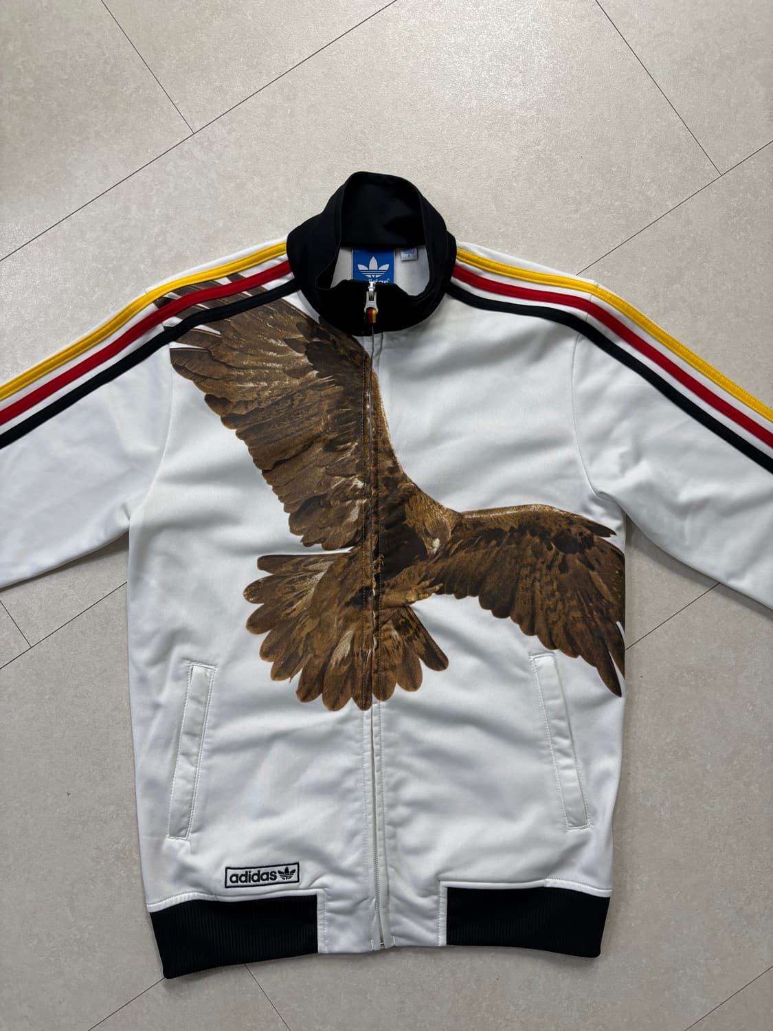 아디다스 독일 국가대표 희귀 져지 S 트랙탑 자켓 화이트 상품이미지2