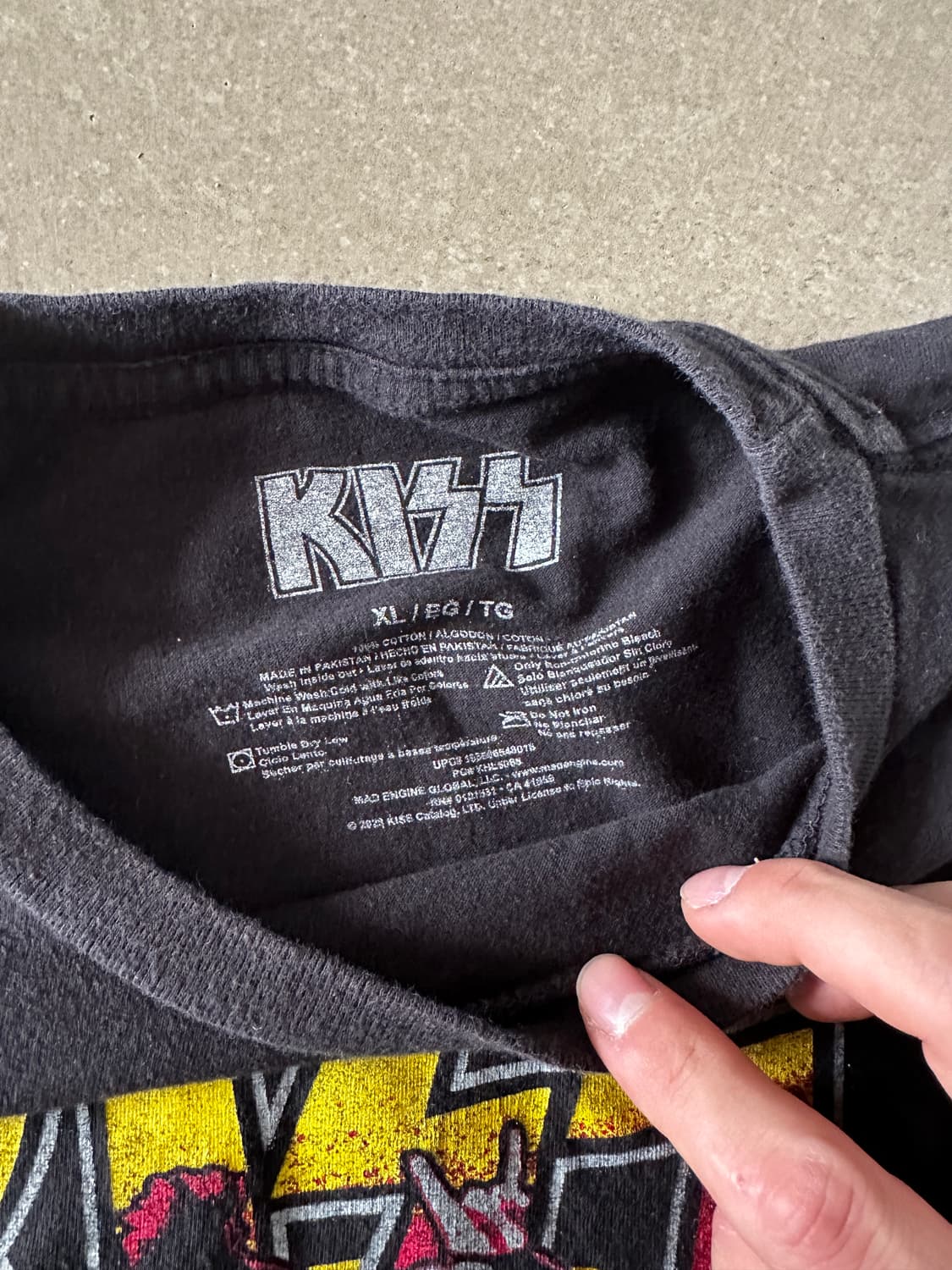 KISS 밴드 그래픽 티셔츠 상품이미지5