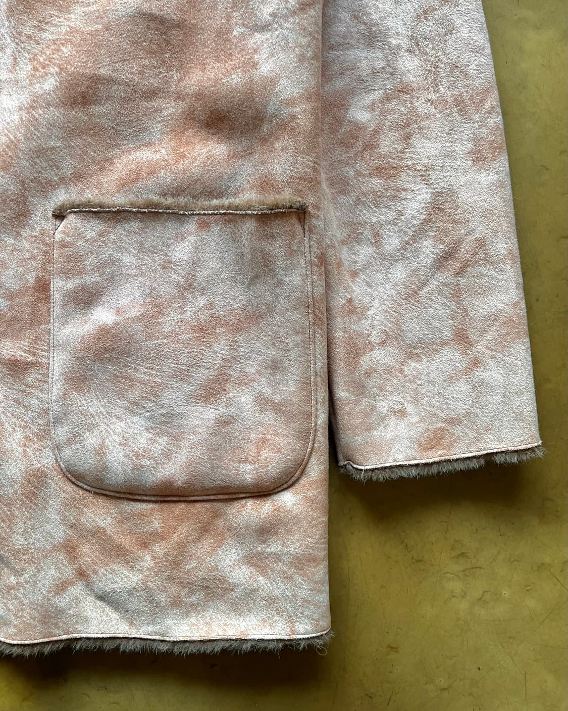 90-00s LOUIS CHAVLON Faux Lather Fur JK 상품이미지5