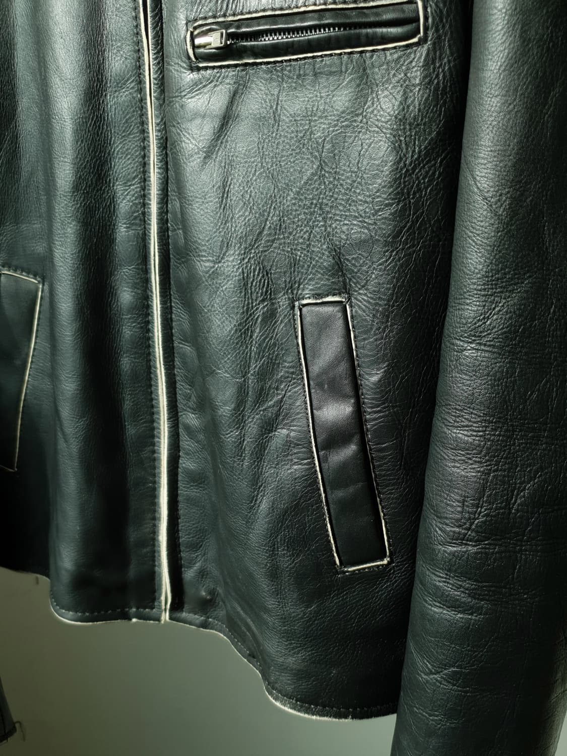AMERICAN NOSTALGIA single leather jk 상품이미지5