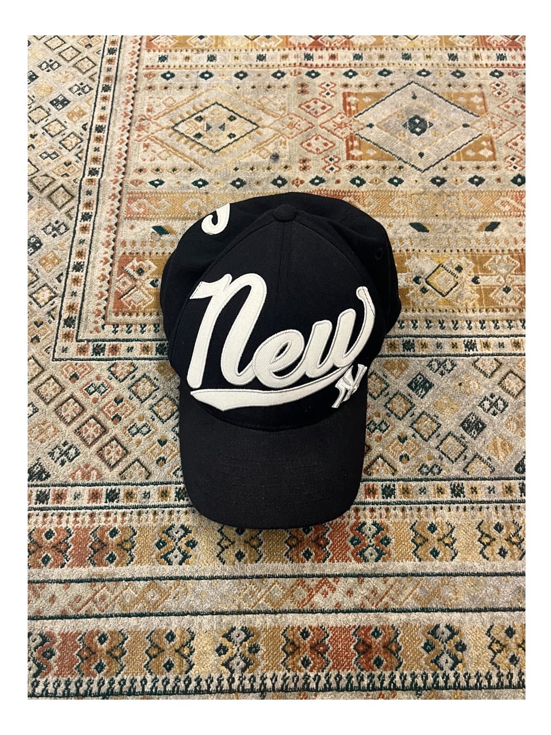 MLB 뉴욕 레터링 볼캡 블랙 M-XL #csz3775 상품이미지1