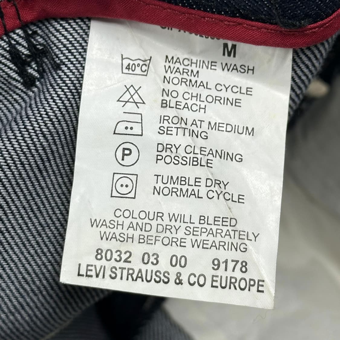 리바이스 og 엔지니어드 생지 데님 롱스커트 M 상품이미지5