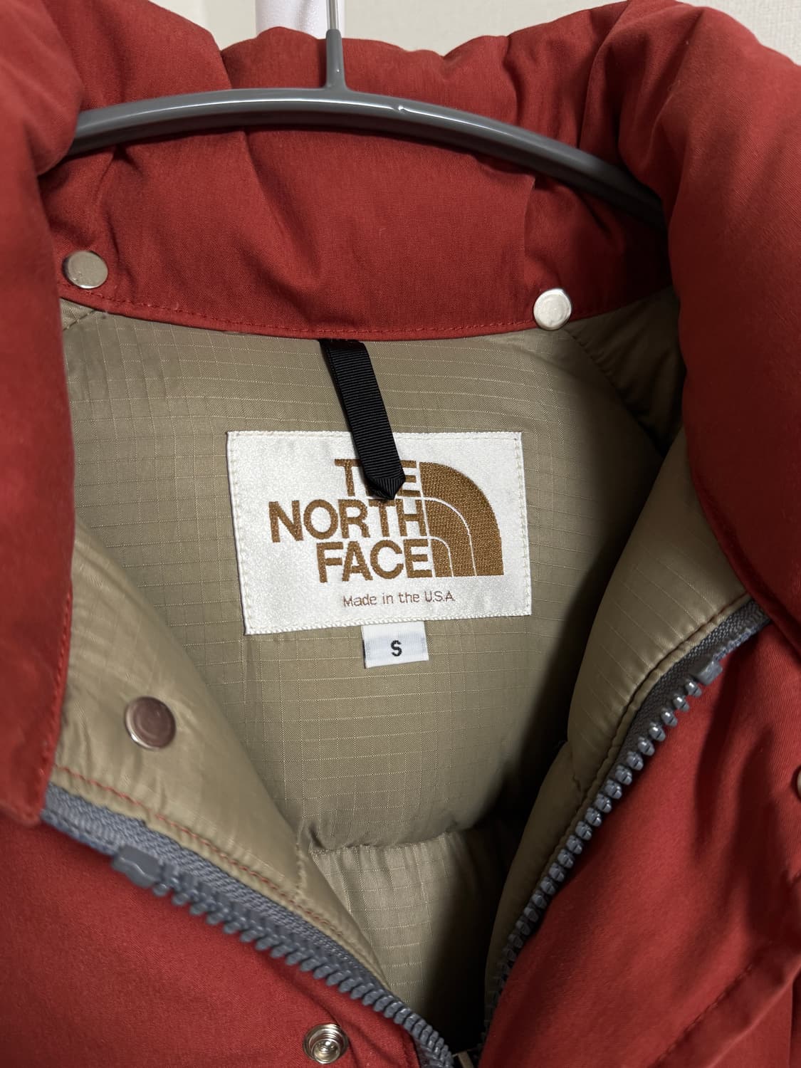 80s 노스페이스 브라운라벨 시에라파카 패딩 레드 상품이미지3
