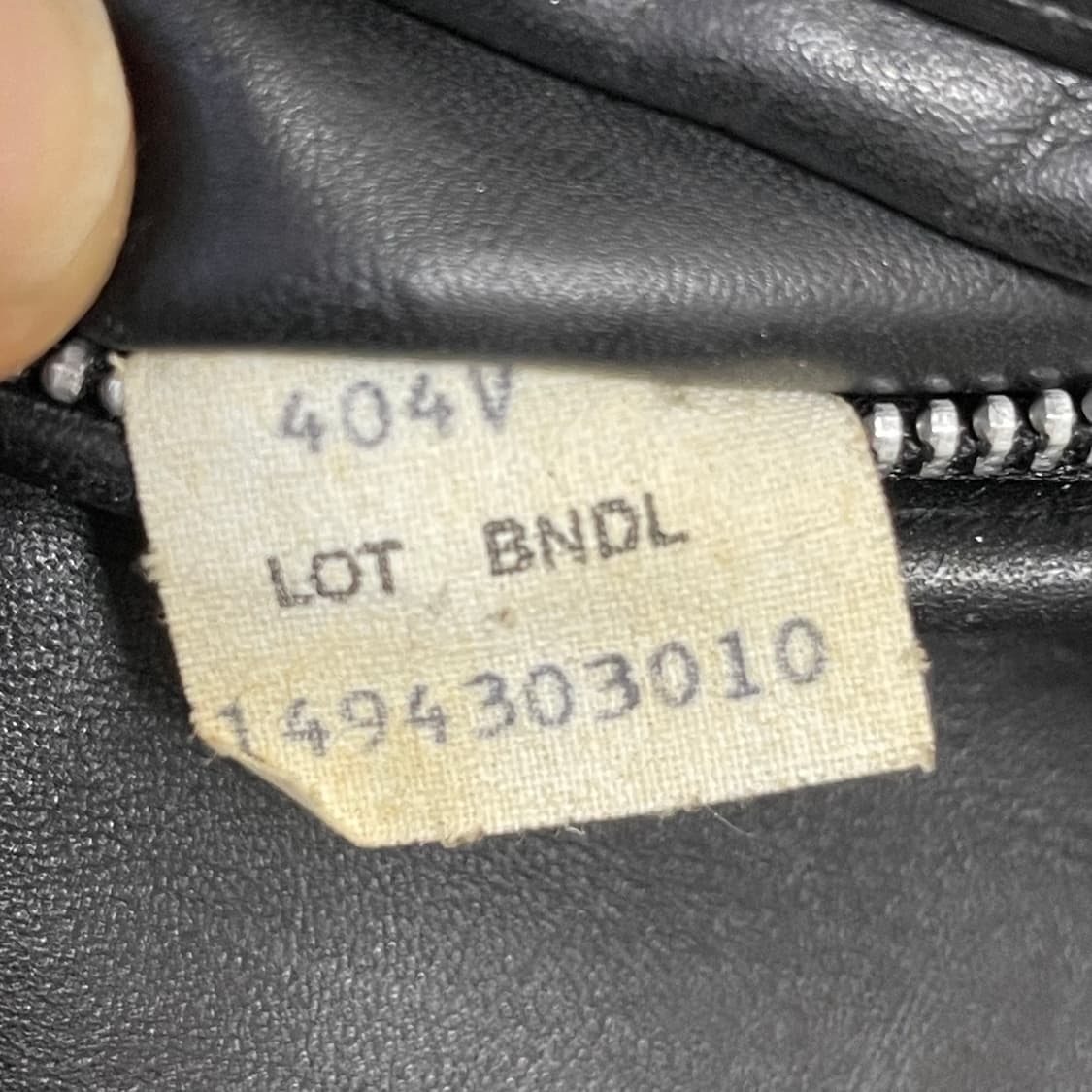 [M] Schott USA 블랙 레더 베스트 (95~100) 상품이미지8