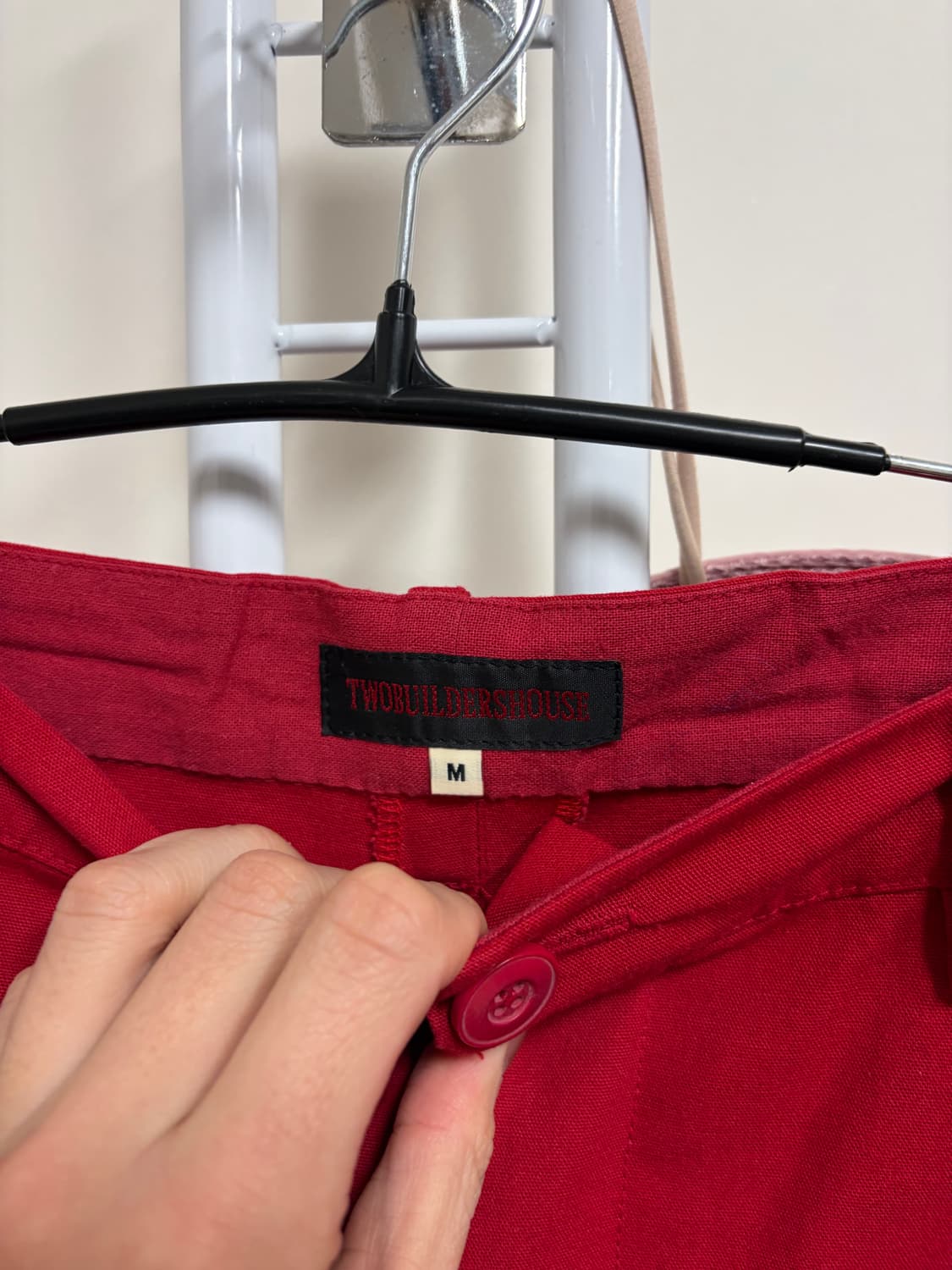 투빌더스하우스 메카닉 트라우저 레드 상품이미지3