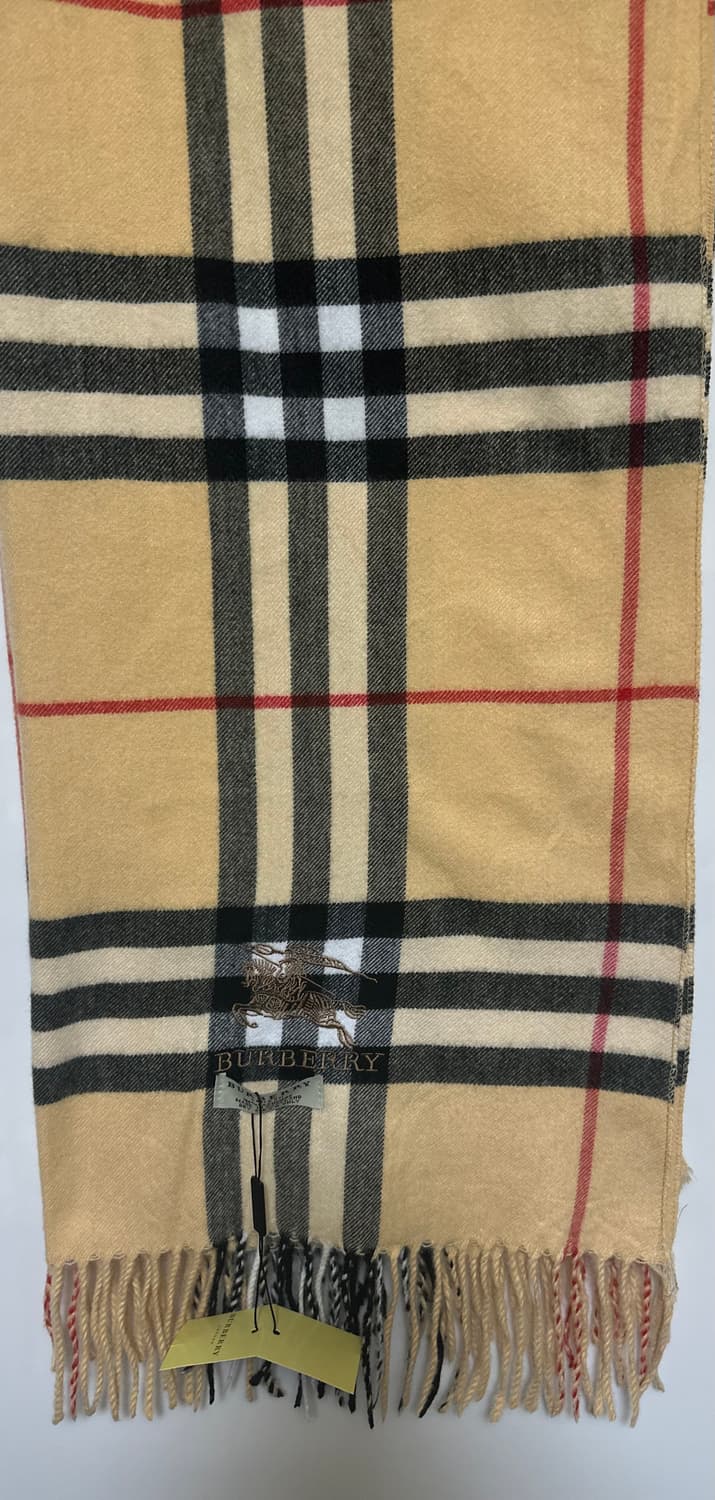 버버리 캐시미어  숄&머플러 클래식 체크 남여공용 상품이미지4
