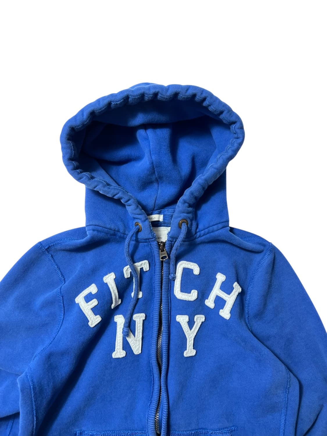 아베크롬비 피치 블루로고 후드집업 L 상품이미지3