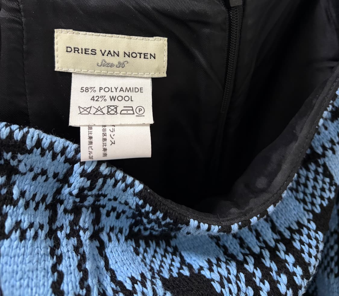 Dries Van Noten ' Check Skirt 상품이미지5