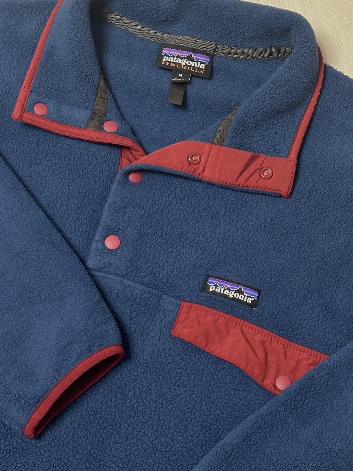 파타고니아 신칠라 네이비 레드 상품이미지1