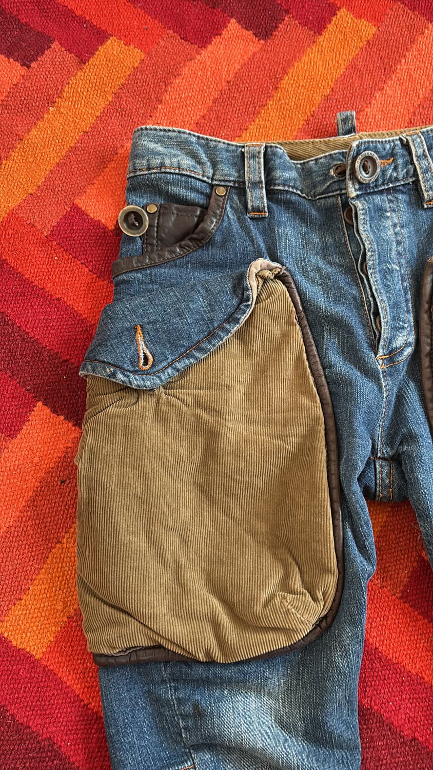 Safari Big Pocket Denim Pants 상품이미지4