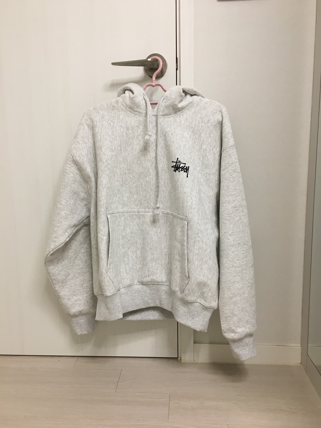 스투시 기모 멜란지 후드티 상품이미지2