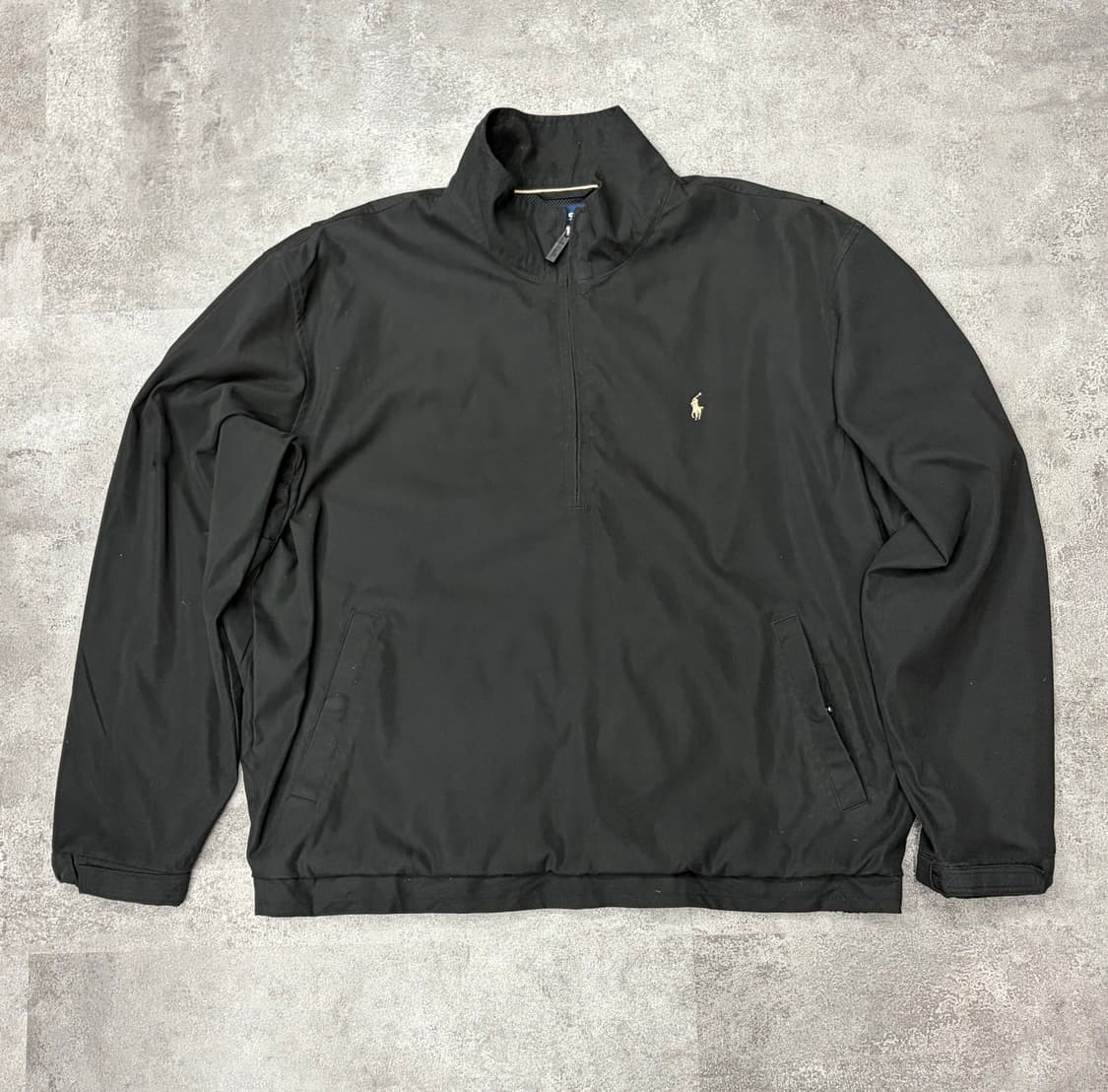 폴로 랄프로렌 블랙 하프집업 바람막이 상품이미지1