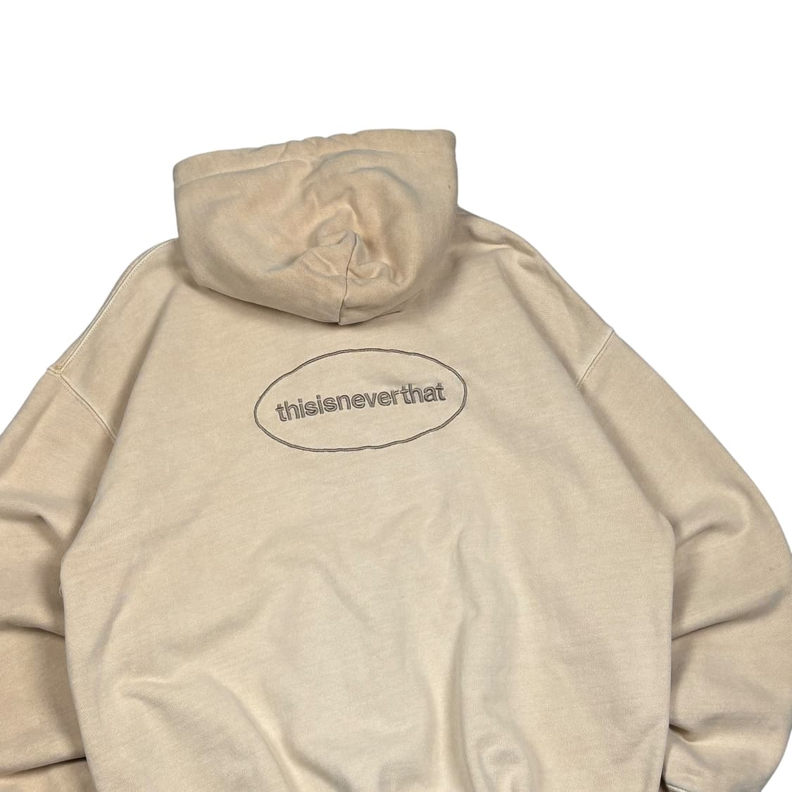 디스이즈네버댓 베이지컬러 후드집업 상품이미지2