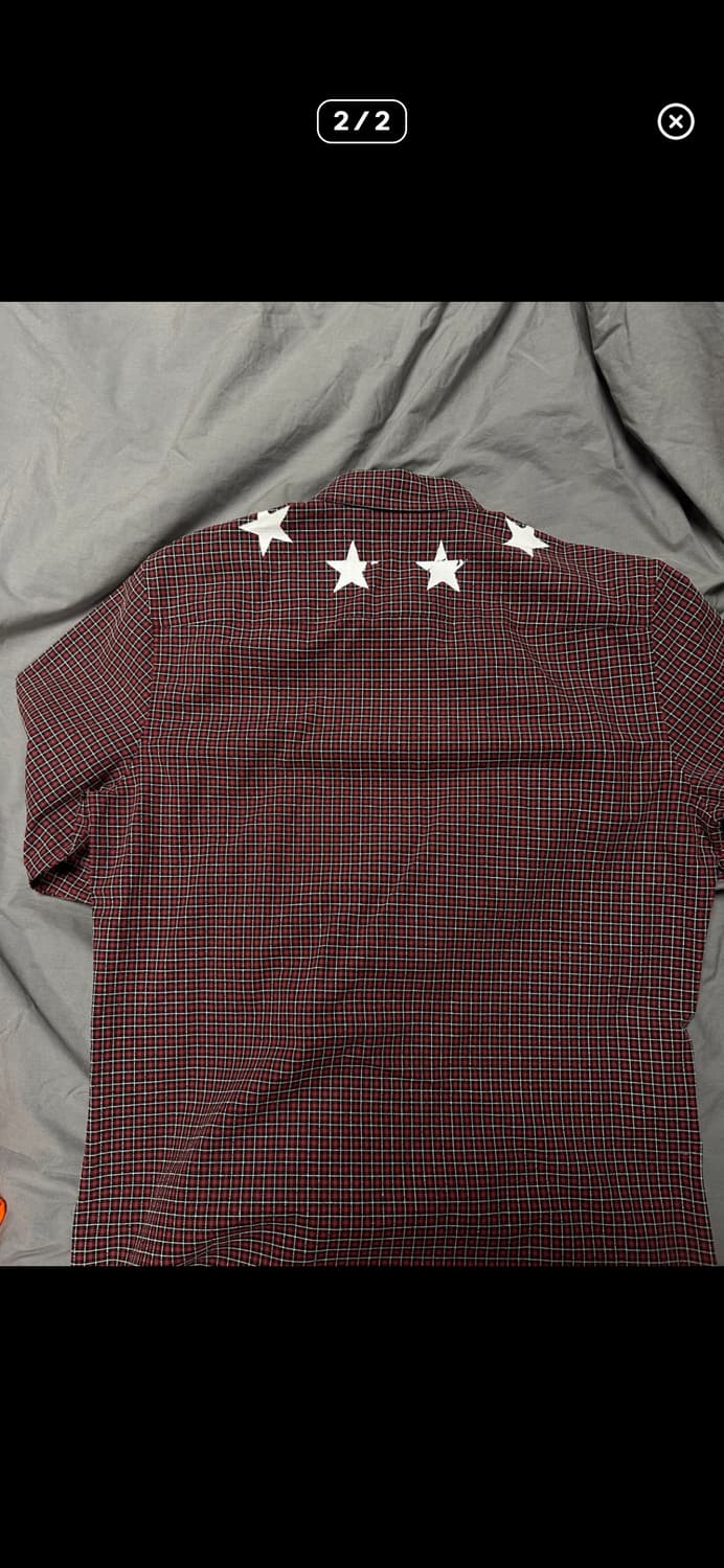 지방시 스타패치 체크셔츠 상품이미지3