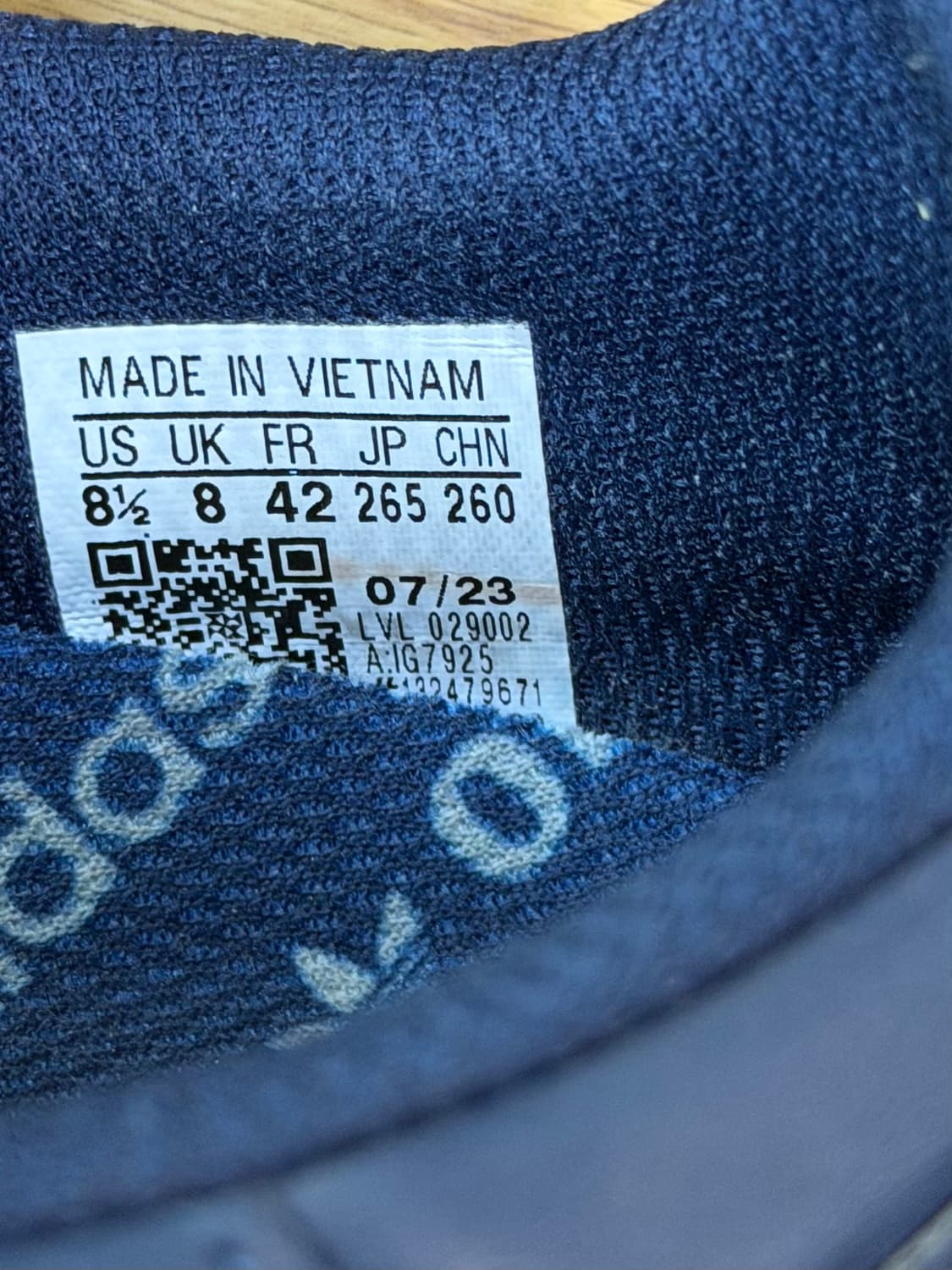 아디다스 x 오차드 x 뉴잉글랜드 레볼루션 삼바 ADV 나이트 인디고  상품이미지5