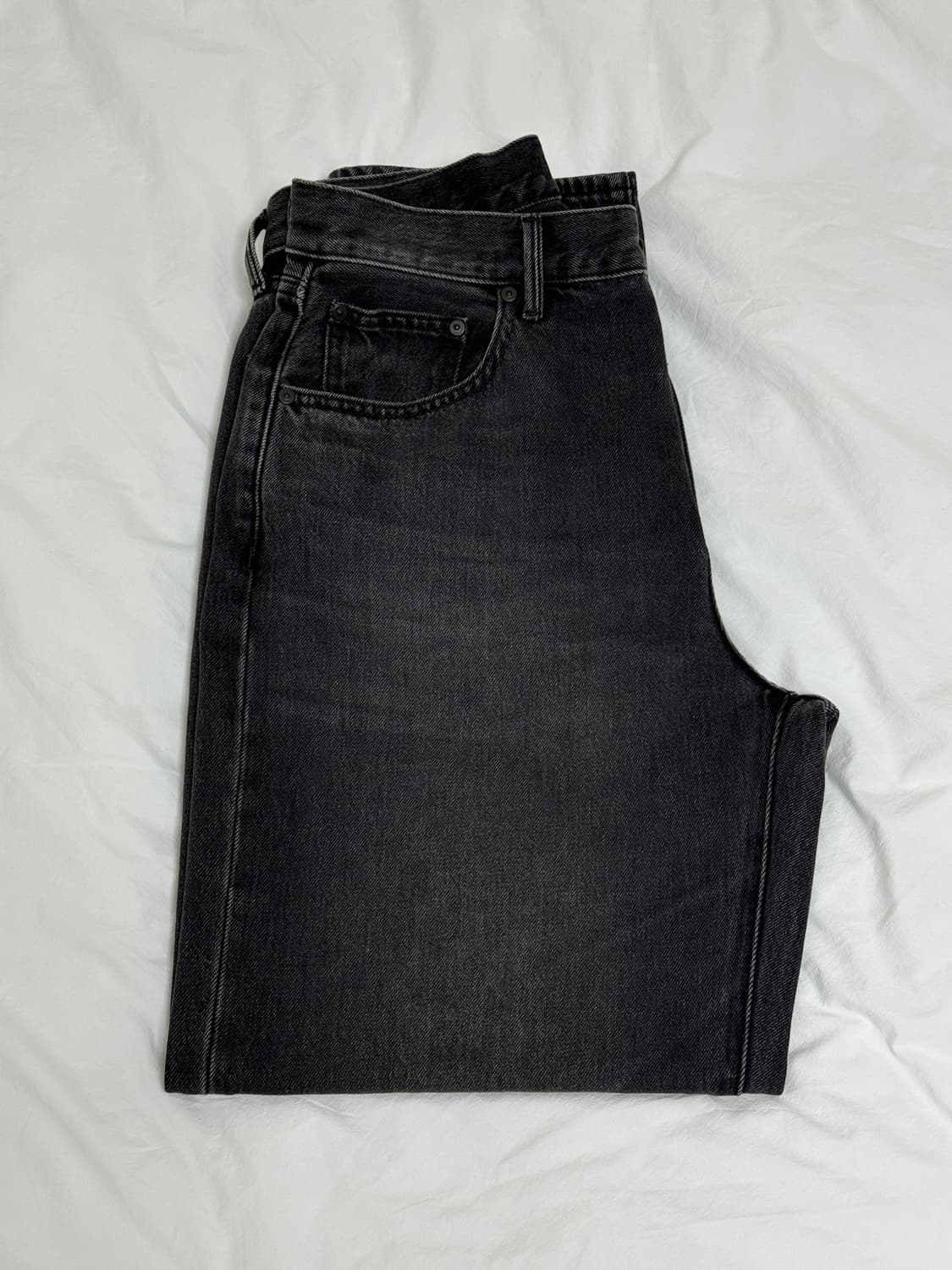 (60%세일)유니클로 배기진 다크그레이 상품이미지1