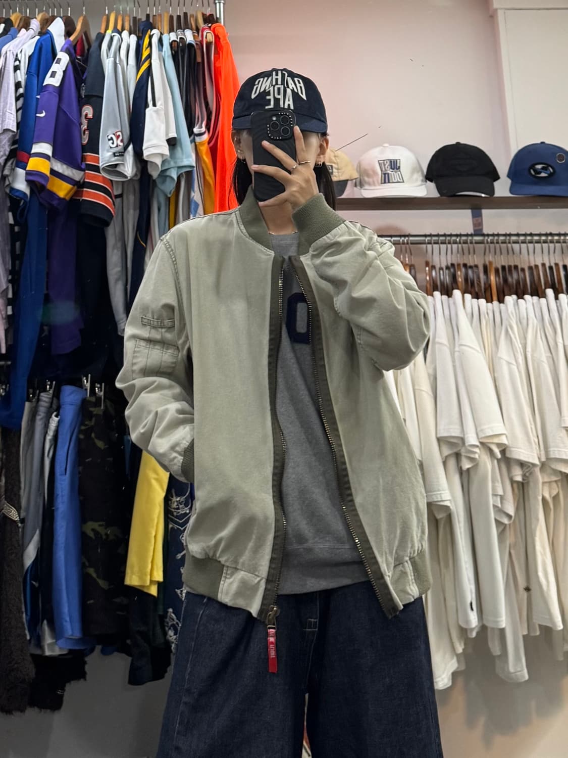 아메코 캔버스 항공자켓 상품이미지5