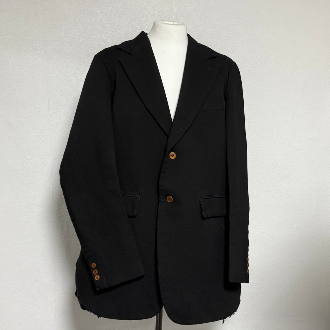 19aw 명작 꼼데가르송 옴므플러스 사이드 컷아웃 자켓 m 상품이미지1