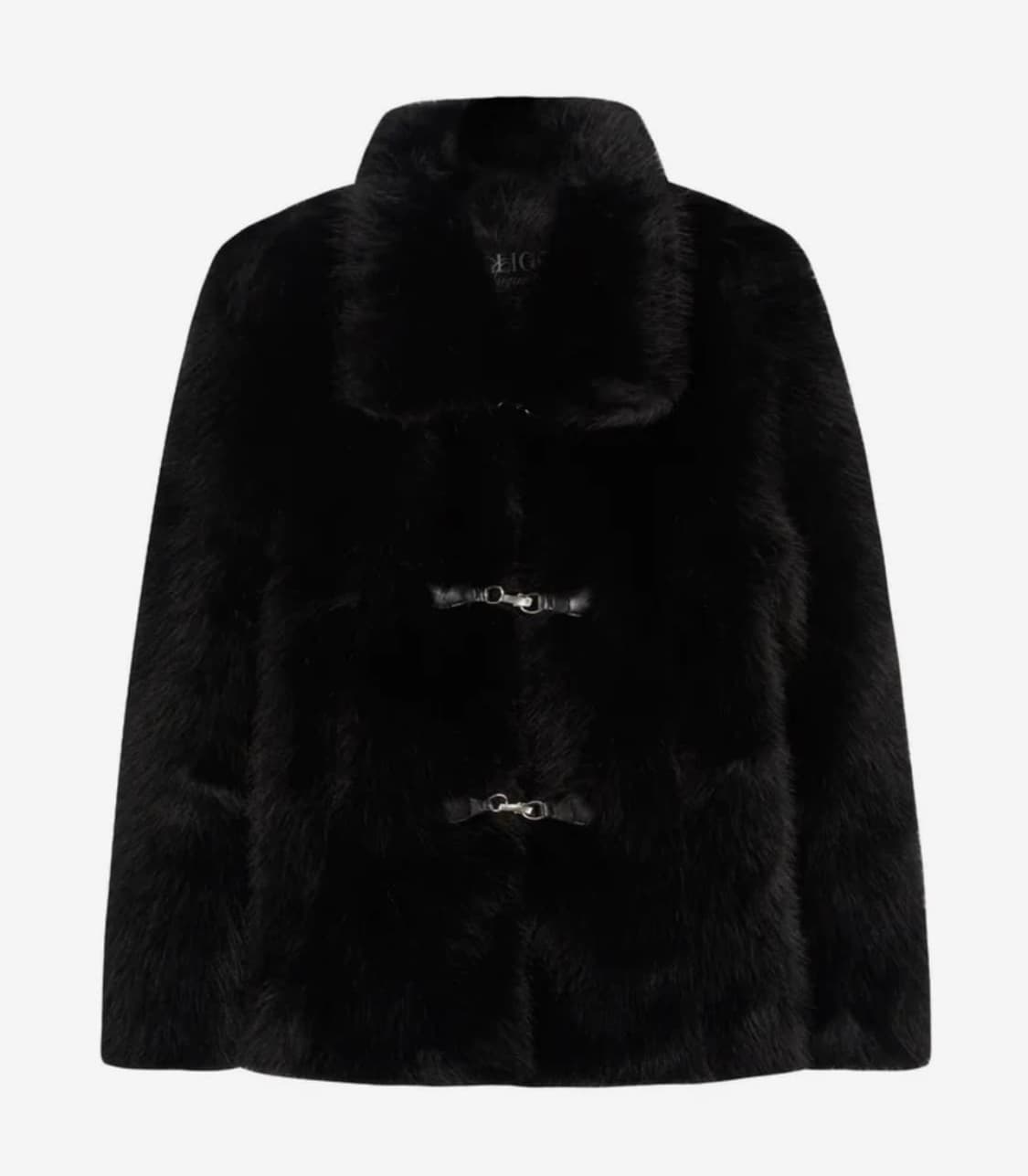 급처) 일리고 시어링 퍼 자켓 블랙 상품이미지2