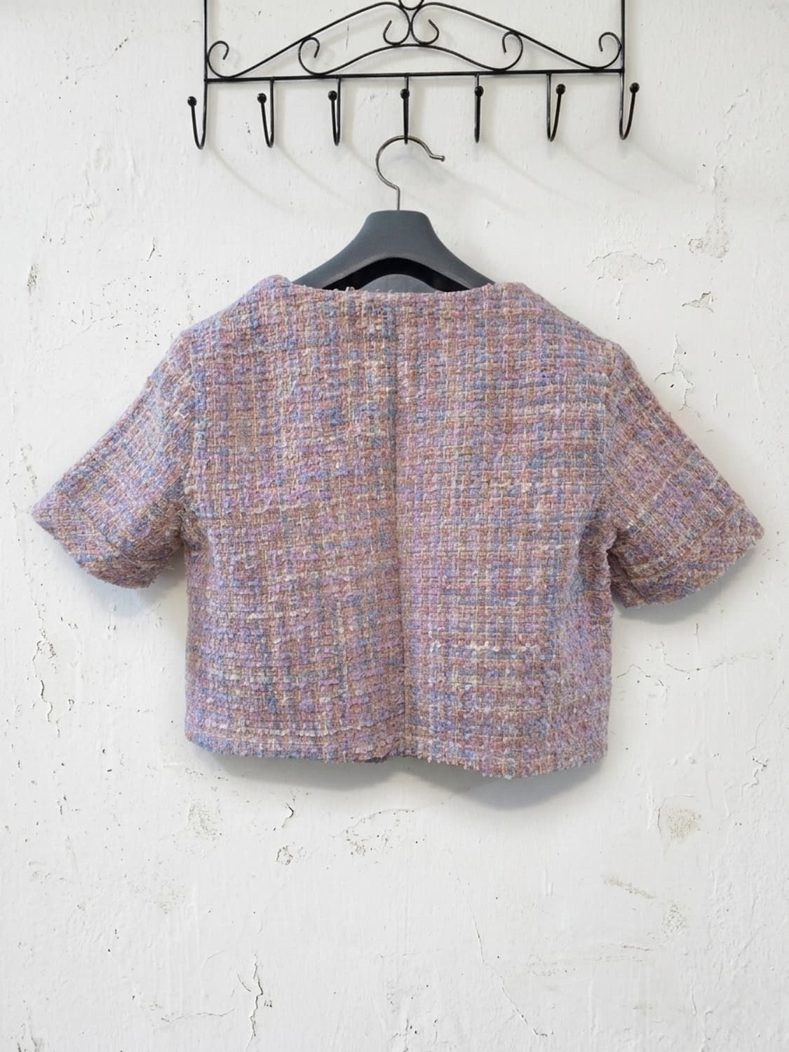 SOUP 트위드 반팔 핑크 자켓 66 상품이미지2