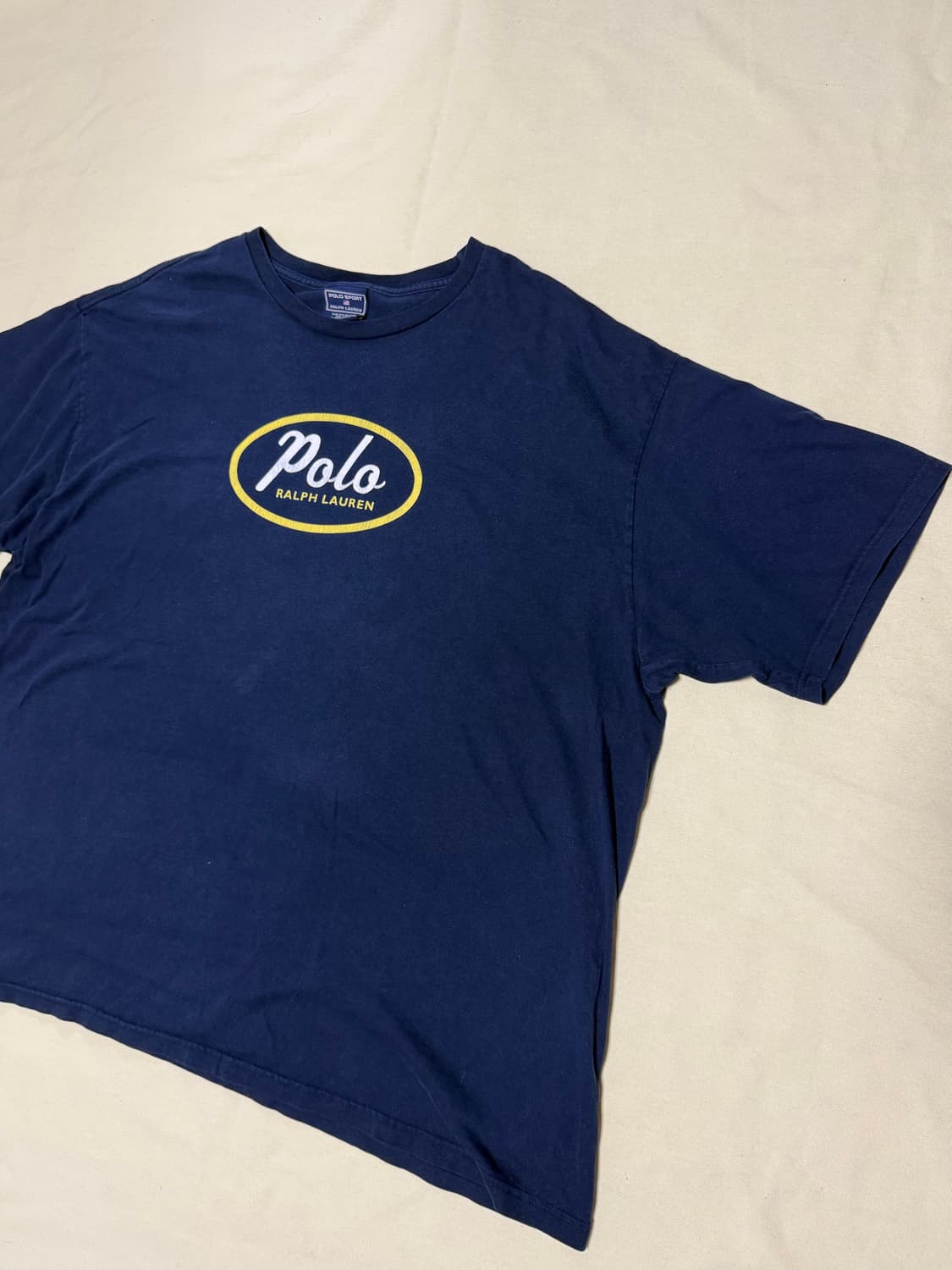 폴로 스포츠 스펠아웃 로고 티셔츠 90s 상품이미지3