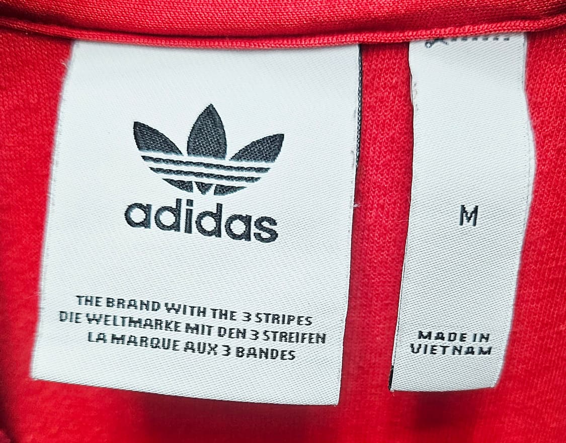 (95)M 아디다스 슈퍼스타 2중지퍼 [빨흰] 트랙탑져지 상품이미지2