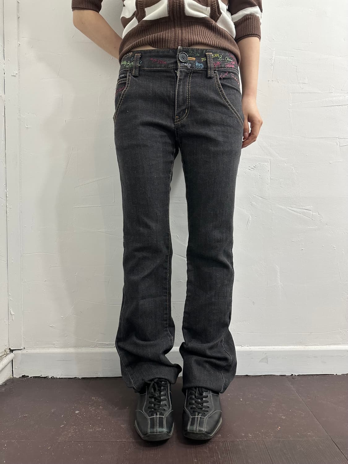 sonia rykiel punk needlework denim pants 상품이미지7