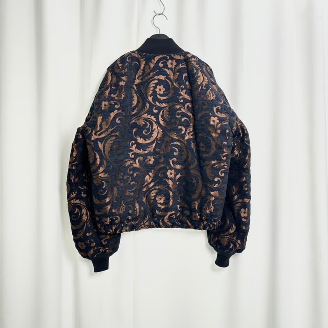 사스콰치패브릭스  자카드 패턴 플라이트 봄버 상품이미지2