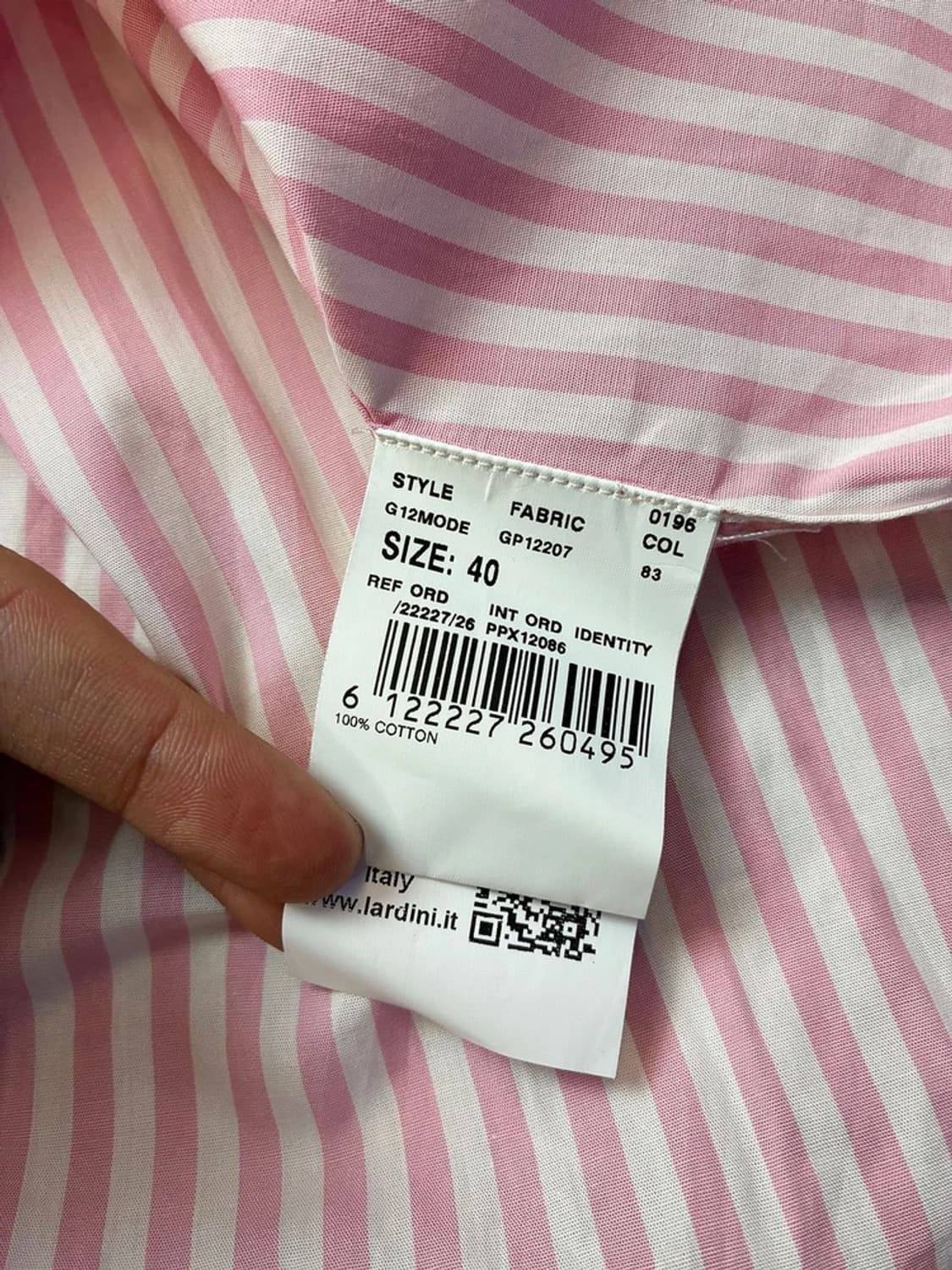 가브리엘파시니 이태리 스트라이프 셔츠 PN5829 상품이미지8