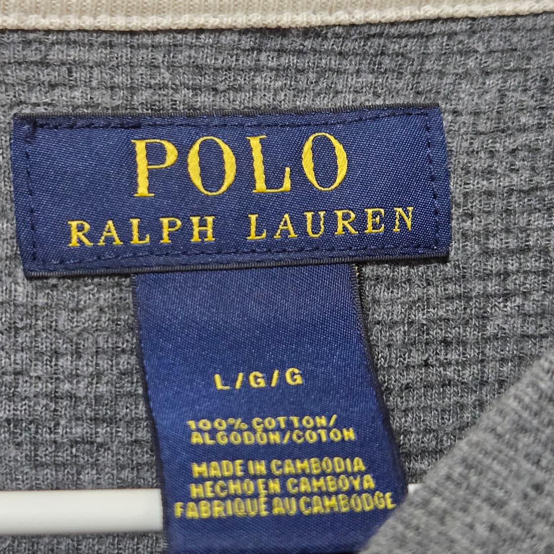 폴로랄프로렌 그레이 와플니트 / 남성 니트 상품이미지5