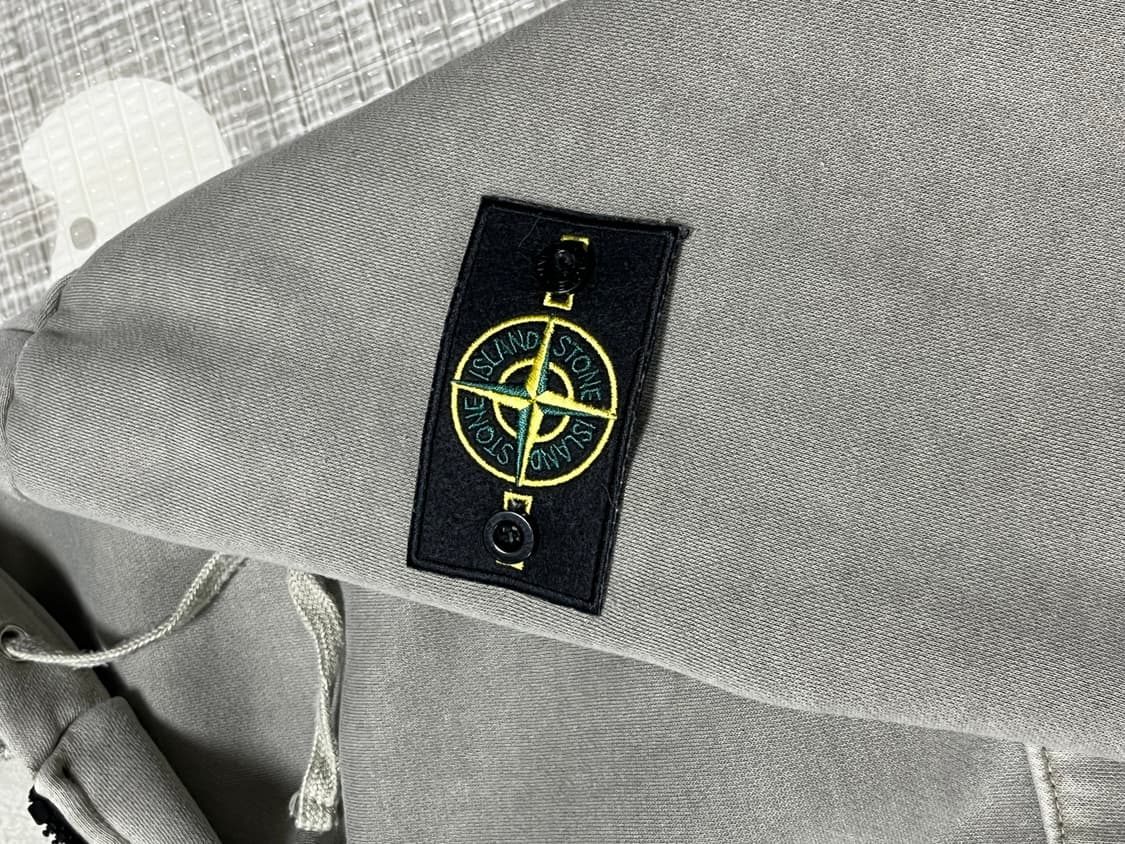 스톤아일랜드 그레이 후드집업 XL 상품이미지3