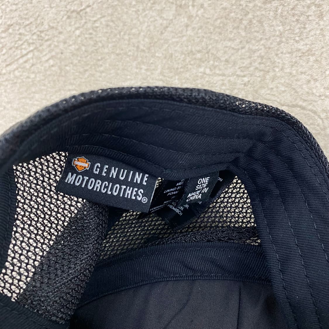 할리데이비슨 빅로고 블랙 매쉬 트러커 캡 상품이미지5