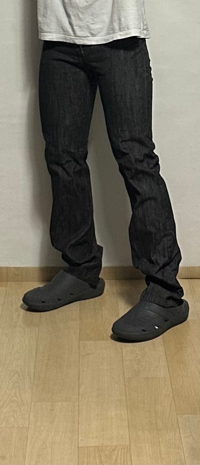 폴로 진스 흑청 부츠컷 팬츠 상품이미지4