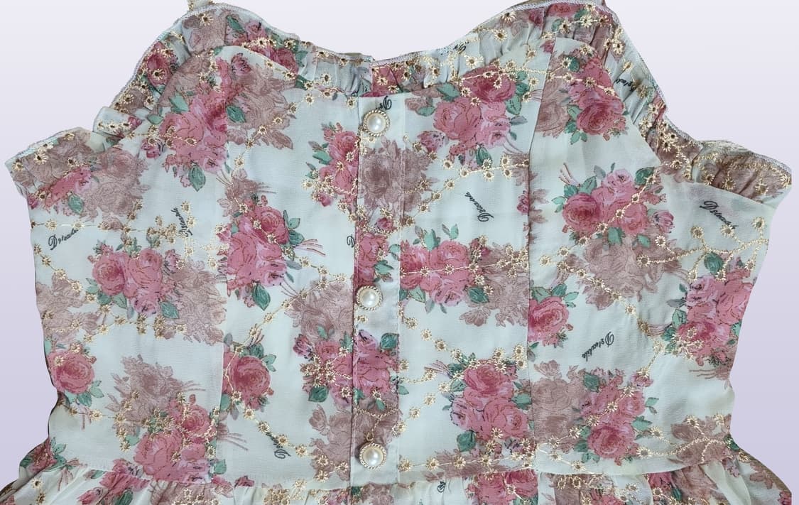 플라워 프릴 원피스 상품이미지3