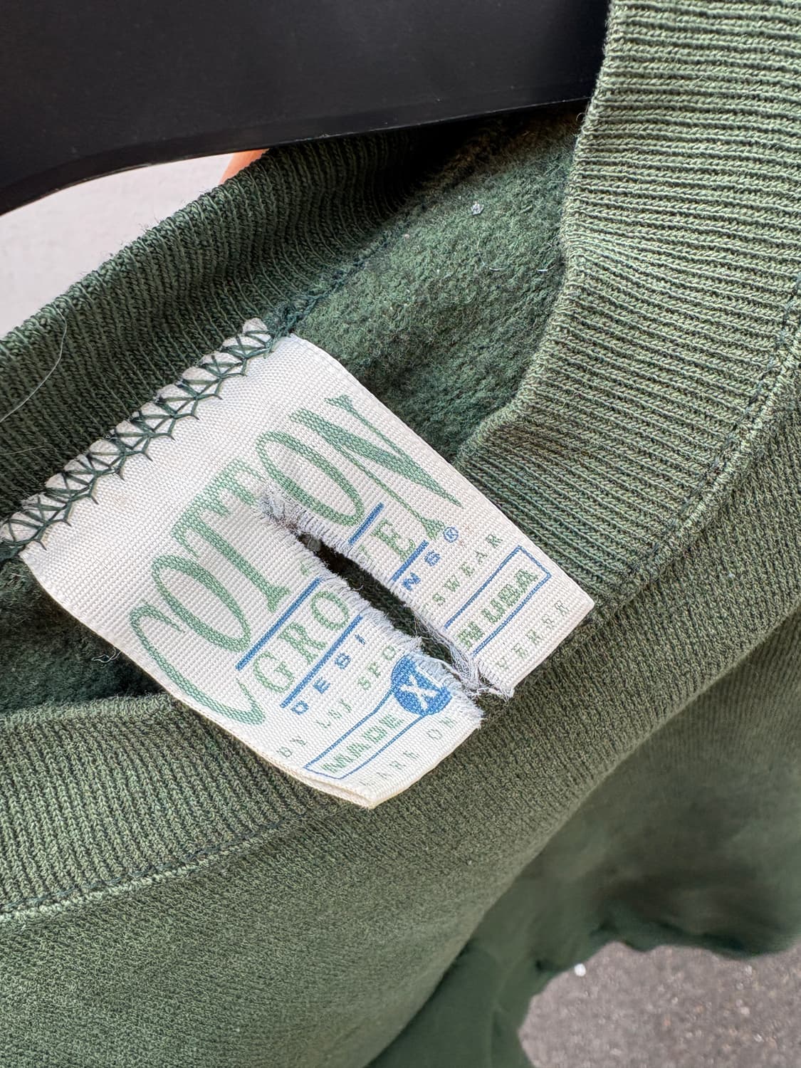 90‘s 선페이드 블랭크 스웻셔츠 상품이미지3