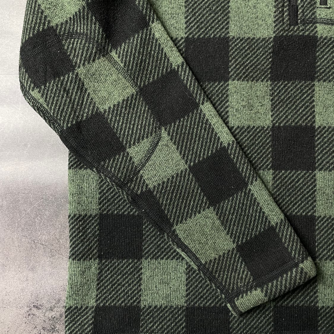 THE NORTH FACE 노스페이스 그린&블랙 체크 후리스 A00510 상품이미지5