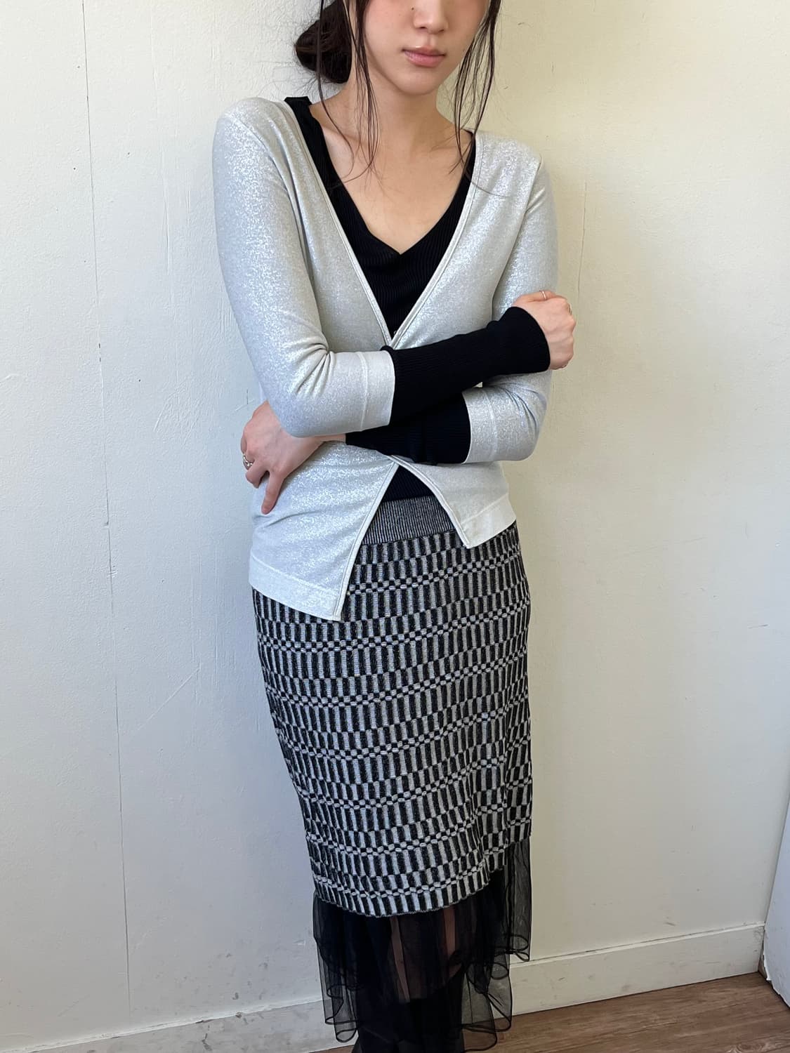 Lncline 후크 가디건 상품이미지4