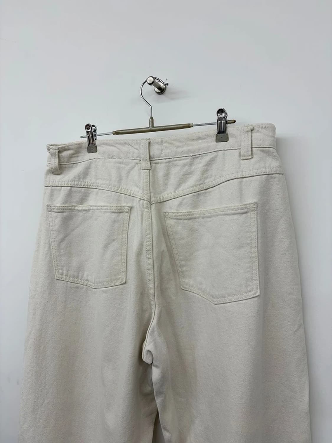 플랙x메르고 24SS 팬츠 커브드 크림 데님 팬츠 PN9838 상품이미지6