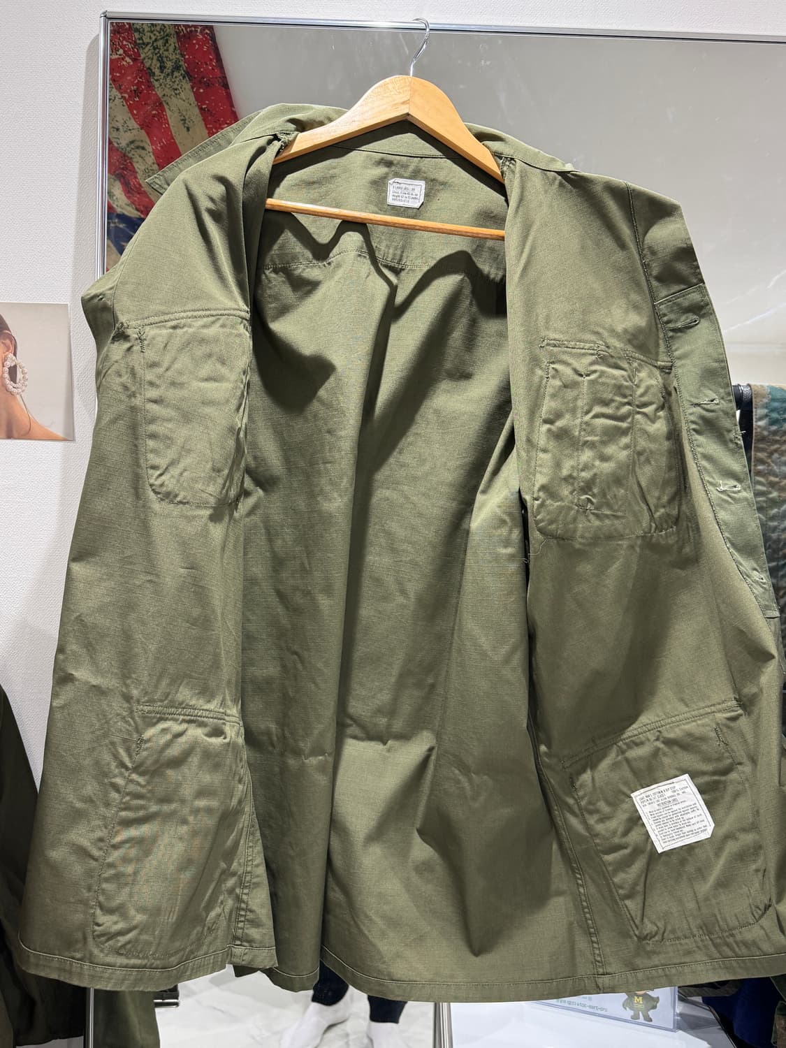 미사용) 69s 미군 정글퍼티그 자켓 (XL) 상품이미지8
