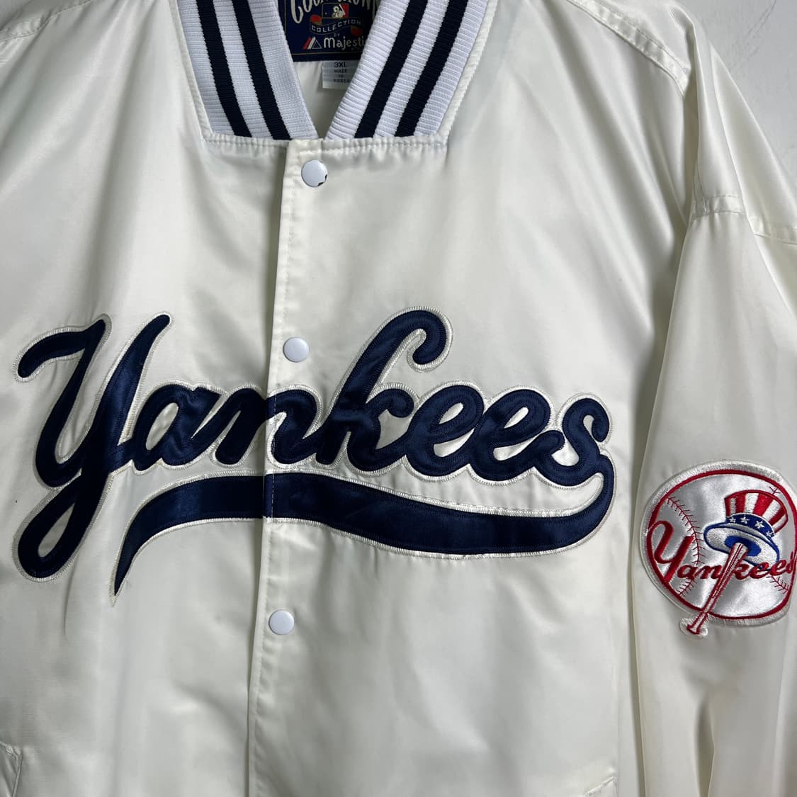 90's 마제스틱 뉴욕 양키스 스타디움 자켓 3XL 상품이미지7