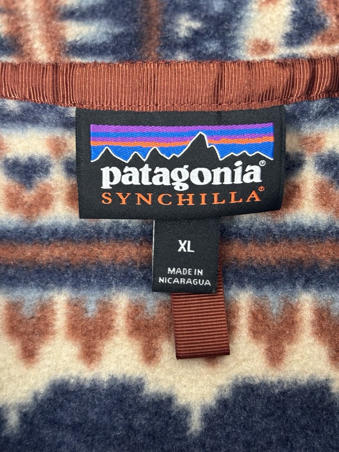 14FW 파타고니아 신칠라 스냅-티 플리스 아즈텍 패턴 상품이미지4