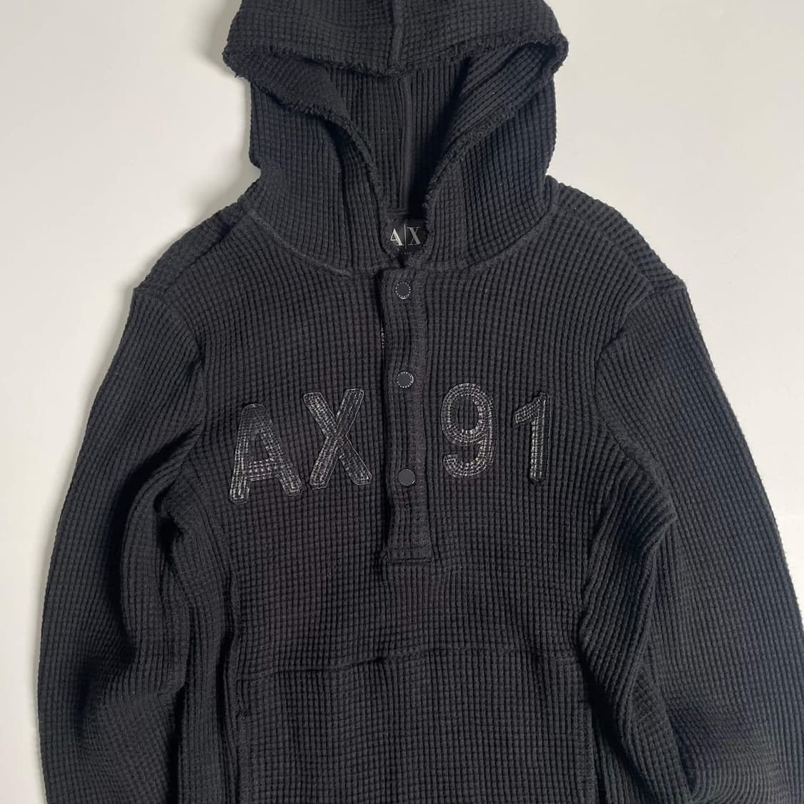 아르마니 익스체인지 와플 코튼 후드 상품이미지3