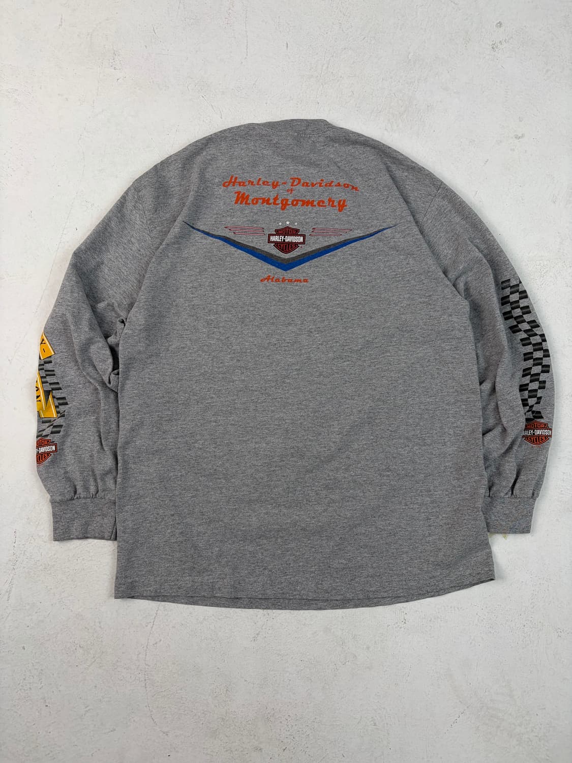 00s Harley Davidson L/S Tee (grey) 상품이미지2