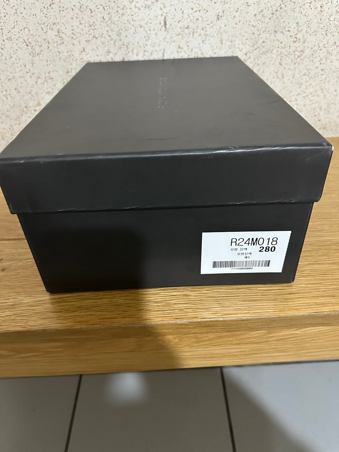 로맨틱 무브 오트 마운틴 슈즈 R24M018 (오일 블 랙) 상품이미지3