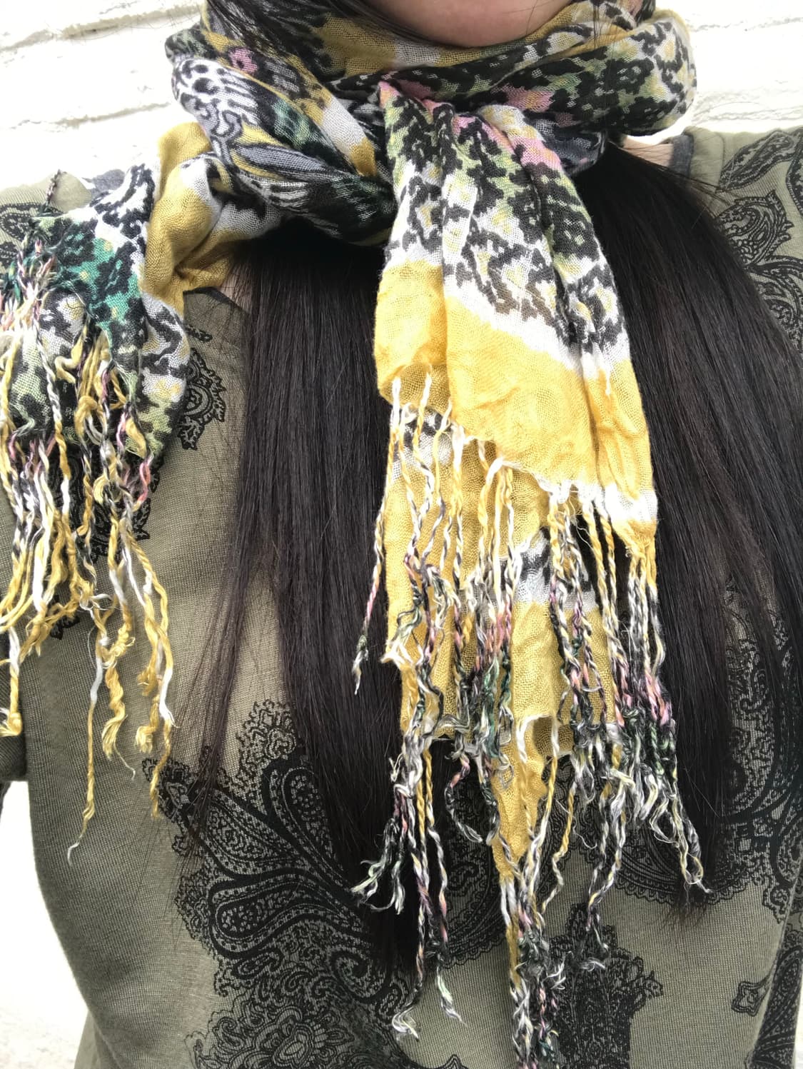vintage pattern scarf 상품이미지7